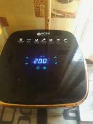 Мультипечь Bitek, Аэрогриль на 7,5 литров аэрофритюрница 3500 Вт, Черный фото от покупателей 8