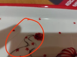 Блюдо прямоугольное новогоднее с ручками, рождественское сервировочное, керамическое, для подарка, "Веселые Гномы", 30 см (тарелка новогодняя) фото от покупателей 1