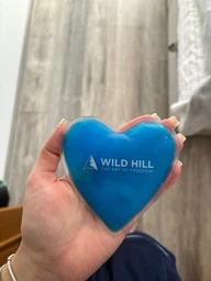 Карманная грелка-сердце для рук Wild Hill Hand Warmer L многоразовая голубая (10,7*10,2 см)