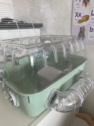 Клітка Ferplast COMBI 1 для хом'яків і мишей 40,5 x 29,5 x h 22,5 см фото від покупців 1