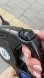 Повідець рулетка для собак 3 в 1 з ліхтариком та відсіком для пакетиків синій 4,5 м вага собаки до 35 кг Art Planet + ліхтарик в подарунок фото від покупців 1