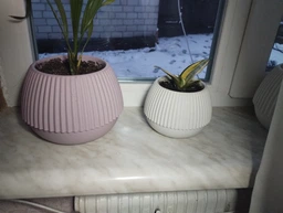 Вазон Ø-10см, 16*12см, 0,5л, "Бохо" Алеана біла троянда SE-aleana-boh-01 фото від покупців 4