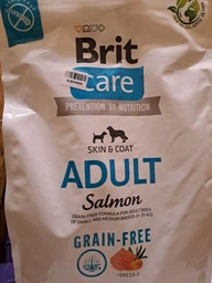 Сухий корм Brit Care Dog Grain-free Adult для собак малих та середніх порід, беззерновий з лососем, 3 кг, артикул 172197 фото від покупців 1