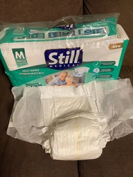 Підгузки для дорослих STILL Adult Diaper L 30 шт памперси великих розмірів 110-150 см для людей похилого віку з індикатором вологості з високою поглинальною здатністю та еластичними бортами для активного способу життя фото від покупців 16
