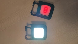 Акумуляторний ліхтар карабін - LED CARPRIE W5138 (500mAh, магніт, брелок, IPX4), Чорний