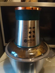 Измельчитель BITEK BT-7019 измельчитель кофейных зерен орехов специй Серый/Бирюзовый 300 Вт фото от покупателей 1