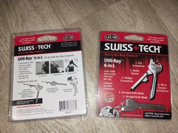 Ключ-мультитул в блистере Swiss-Tech 6 в 1 брелок из нержавеющей стали key (798396413) Серебро фото от покупателей 3