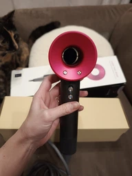 Фен для волос Hair Dryer 1600Вт 1 насадка grey-pink