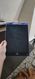 Детский графический LCD планшет VMHouse электронный, доска для рисования заметок и записей 10" + стилус черный (0038-0102)