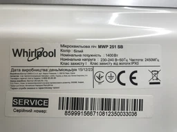 Мікрохвильова піч Whirlpool MWP 251 SB фото от покупателей 1