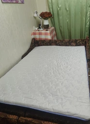 Тонкий матрац на диван (футон, топер) EUROSLEEP COCOS KOMFORT (5см, 3/5)жакардовий чохол 90х190