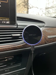 Автомобільний тримач ACEFAST D3 magnetic wireless charging car holder for air vent 15W Black фото від покупців 1
