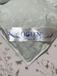 Одеяло пухо-перовое 90% пуха зимнее полуторное IGLEN Roster 140х205 в тике (1402051)