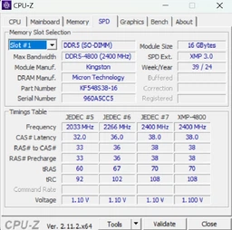 Оперативна пам'ять SO-DIMM 16GB Kingston Fury Impact Black DDR5 4800 MHz (KF548S38IB-16) фото от покупателей 8