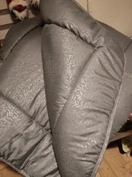 Одеяло MirSon зимнее Полуторный 140x205 см Шерстяное Супер Теплое №9001 Eco Light Gray (2200005994146) фото от покупателей 3