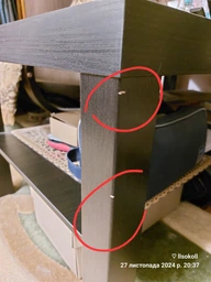Журнальный стол IKEA Lack 90x55 см Черно-коричневый 401.042.94