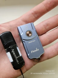 Ліхтар наключний Fenix E03R V2.0 (500 люмен, 7 режимів, USB-C), синій фото від покупців 13