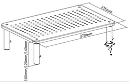 Столик для ноутбука/монитора Gembird MS-TABLE-01 Black (MS-TABLE-01)