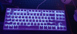 Клавиатура проводная Hator Rockfall 2 Mecha TKL Orange USB Black (HTK-520)