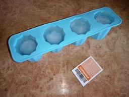 Силіконова форма для крижаних чарок Ice Glasses Blue фото от покупателей 1