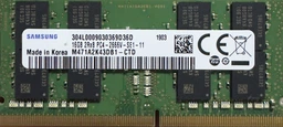 Ноутбучная оперативная память Samsung DDR4 16GB 2666MHz SO-DIMM 2Rx8 PC4-2666V (M471A2K43DB1-CTD) фото от покупателей 1
