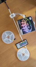Светодиодная LED лента RGB 15 метров, SMD 3535, 24 В, Bluetooth, пульт и блок питания (SD103BB) фото от покупателей 14