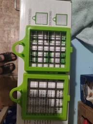 Ручной мультислайсер 14в1 Kitchen Ideas Veggie Slicer HA-347 многофункциональная овощерезка с контейнером фото от покупателей 3
