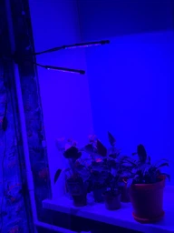 Ультрафіолетова лампа для рослин j22wl-03 LED LIGHT Повний спектр 3 голови LED