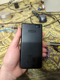 Портативний зарядний пристрій 10000mah (Brevia) 20W Li-Pol, LCD 45120 фото від покупців 5