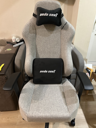 Кресло игровое Anda Seat Luna Size L Grey Fabric (AD18-44-G-F) фото от покупателей 8