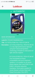 Моторное масло Elf Evolution Full-Tech FE 5W-30 60 л (211434) фото от покупателей 18