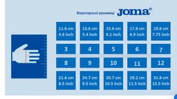 Дитячі воротарські рукавички Joma CALCIO 23 - 401272.601 - 8 - Червоний фото від покупців 1