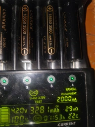 Акумулятор 18650 3500mAh Li-Ion, (3550-3650mah), 3.7V (2.75-4.2V), Blac Liitokala (Lii-35A) фото від покупців 8