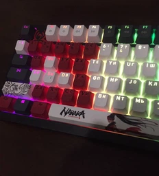Клавиатура проводная A4Tech Bloody S98 Naraka BLMS USB Black/White/Red (4711421000383) фото от покупателей 8