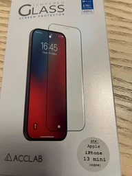 Защитное стекло ACCLAB 9H для смартфона Apple iPhone 13 mini Black (1283126515415) фото от покупателей 1