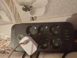 Удлинитель сетевой переноска 6м на 6 розеток + 4USB, 1Type-C UA Power F06U Черный фото от покупателей 1
