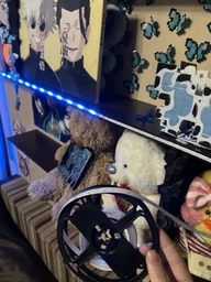 Комплект Світлодіодна стрічка Airfans багатокольорова 3528 RGB комплект 5м з пультом, без силікону