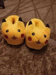 Тапочки кигуруми пикачу Kigurumi Домашние Желтые Плюшевые Детские 26-31 (3010/1)