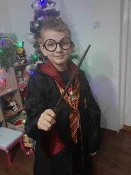 Набор Плащ накидка Гарри Поттера Гриффиндор мантия халат кослпей Harry Potter S (100053S) фото от покупателей 4