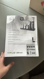 Премиальный Триммер для бороды 5в1 LEMEX STYLING TOOLS Тример для тела, носа, бритья с магнитными насадками LM4414 IPX6 Версия 2026 фото от покупателей 16