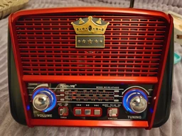 Радіоприймач Golon RX-455S + Bluetooth та сонячною панеллю FM, AM, SW USB/microSD power bank LED-ліхтарик Ретро-дизайн Сірий фото від покупців 11
