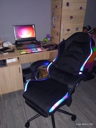 Кресло игровое GT Racer X-2325 Fabric Black LED (X-2325 Fabric Black L) фото от покупателей 16