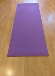 Килимок для йоги, фітнесу, двостононній, не ковзкий Feel Fit 183х61 см, 6 мм фіолетово-рожевий фото від покупців 6