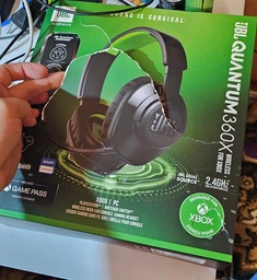 Игровая гарнитура JBL Quantum 360X Console Wireless (JBLQ360XWLBLKGRN)