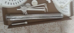 Кутова полиця для ванної Multi Corner Shelf з металу та пластику 2.6 метра 4 полиці регульована по висоті фото від покупців 3