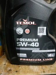Моторное масло TEMOL PREMIUM 5W-30 4л (Синтетическое) APPROVED VW 502.00 / 505.00 фото от покупателей 2