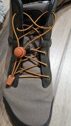 Еластичні круглі шнурки для взуття FASTLACES T1-4 Black фото від покупців 3