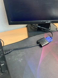 Адаптер-конвертер HDMI на VGA (переходник) эмулятор монитора фото от покупателей 3