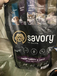 Корм сухий Savory Medium Breed Rich in Fresh Turkey та Lamb для дорослих собак середніх порід від 10 до 25 кг зі свіжим ягням 12кг фото від покупців 10