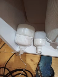 Led лампа с аккумулятором для кемпинга лампа аварийная лампа (H516) фото от покупателей 5